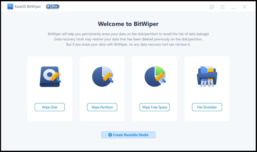 EaseUS BitWiper Professional Код лицензии на 1 месяц