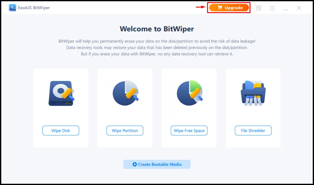 EaseUS BitWiper Professional Код лицензии на 1 месяц
