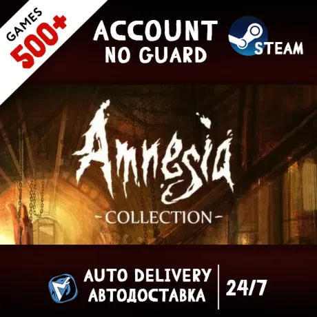 Amnesia Collection + 500 ИГР STEAM АККАУНТ - irongamers.ru