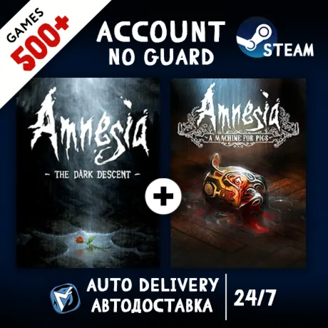 Amnesia: The Dark Descent+A Machine for Pigs + 500 ИГР STEAM АККАУНТ - irongamers.ru