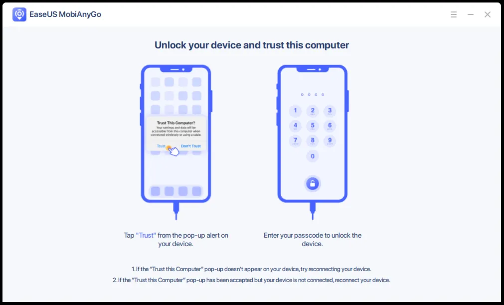 EaseUS MobiAnyGo Код лицензии на 1 месяц