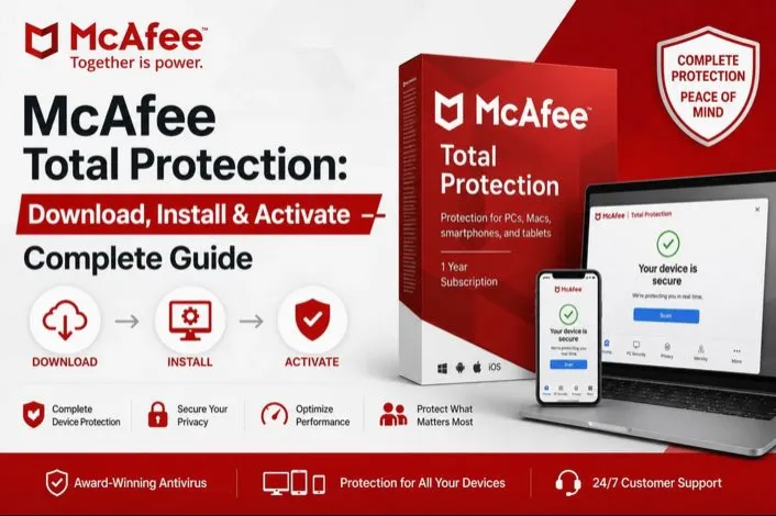 McAfee Total Protection | Приглашение по электронной почте | Действительно до 21 янва
