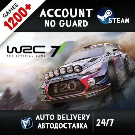 WRC 7 FIA World Rally Championship + 1200 ИГР STEAM АККАУНТ - irongamers.ru