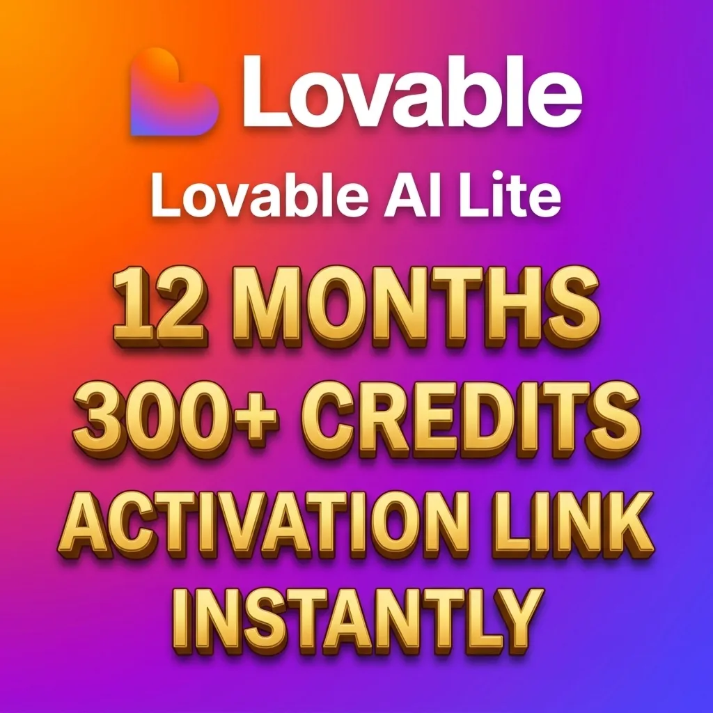 LOVABLE AI LITE | 12 МЕСЯЦЕВ | 300+ КРЕДИТОВ | ССЫЛКА АКТИВАЦИИ | МОМЕНТАЛЬНО - irongamers.ru