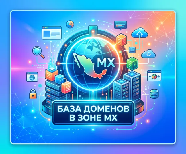 База доменов в зоне MX 2026  ( Август )