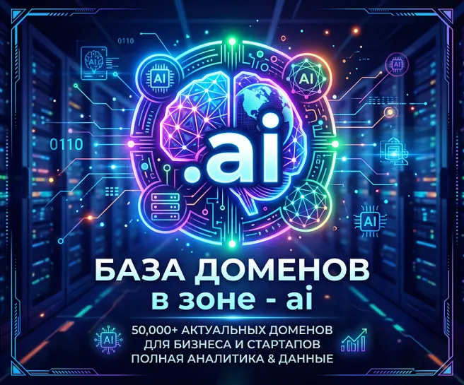 База доменов в зоне - ai 2026  ( Август )