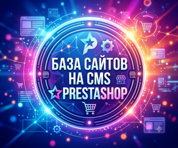 Базa сайтов на CMS Prestashop 2026  ( Август )
