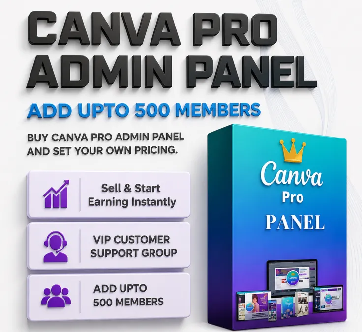 Панель администратора Canva Pro — 500 пользователей | Доступ для реселлеров | Глобаль