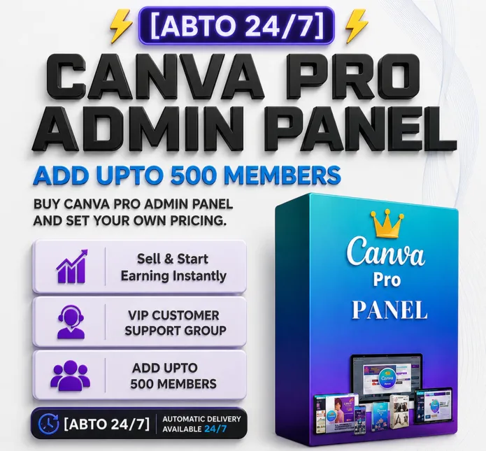 Панель администратора Canva Pro — 500 пользователей | Доступ для реселлеров | Глобаль