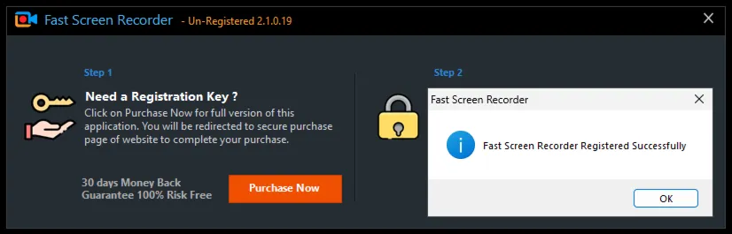 Fast Screen Recorder Ключ регистрации на 1 год