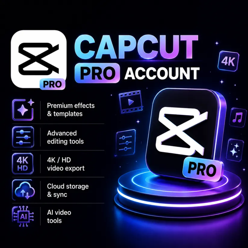 CapCut Pro | 1/3 M | Private account | Full warranty