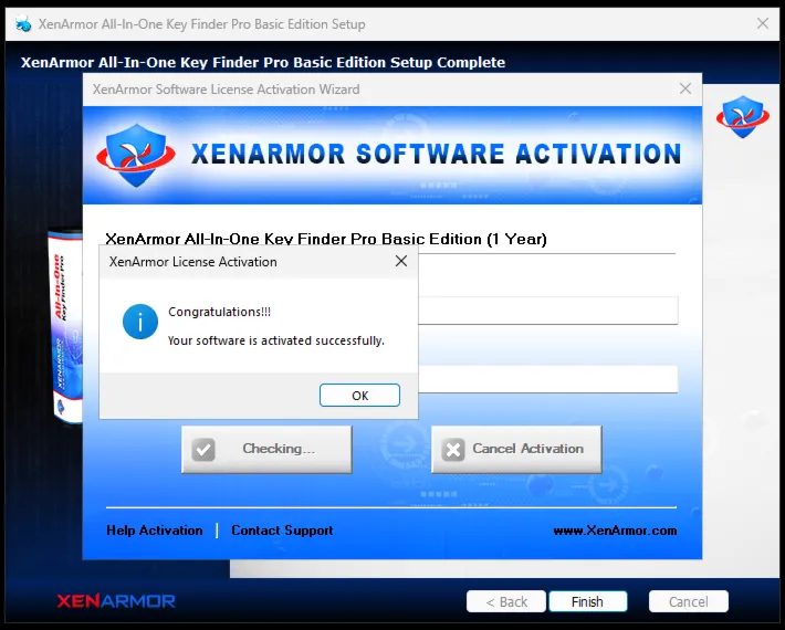 XenArmor All-In-One Key Finder Pro Basic Edition Лицензионный ключ на 1 год
