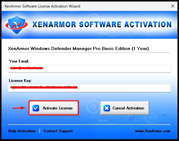 XenArmor Windows Defender Manager Pro Basic Edition Лицензионный ключ на 1 год