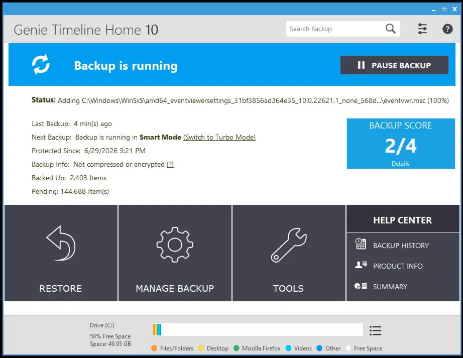 Genie Timeline Home 10 Серийный номер