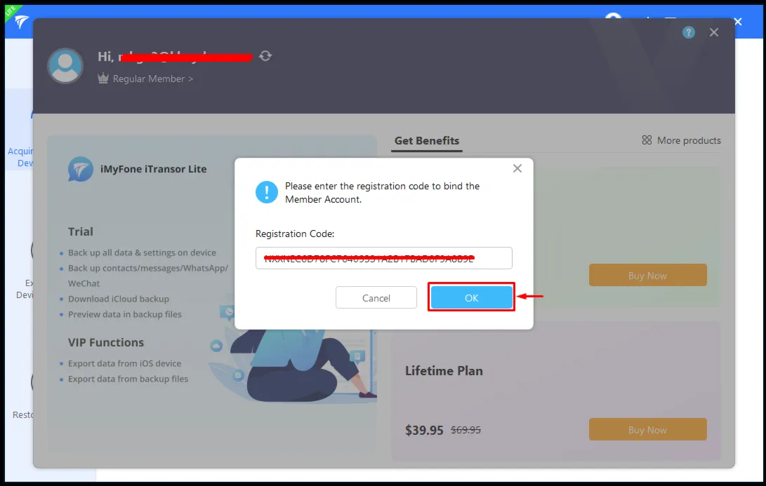 iMyFone iTransor Lite Пожизненный регистрационный код