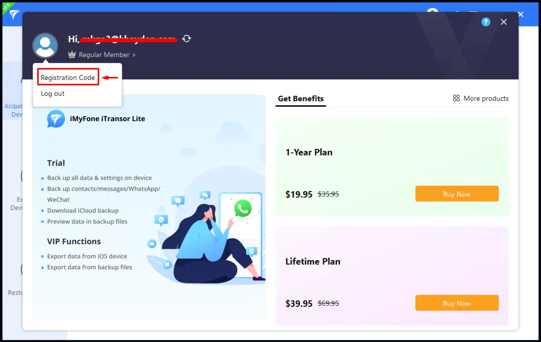 iMyFone iTransor Lite Пожизненный регистрационный код