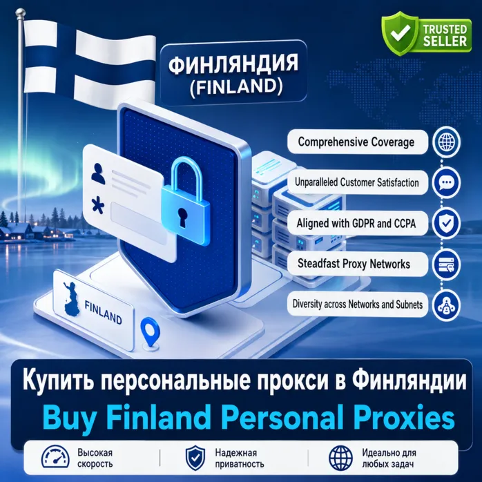 ➡ ️ 🇫 🇮 Персональные прокси для Финляндии | Быстрые • Приватные • Выделенные