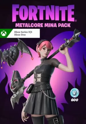 FORTNITE METALCORE MINA PACK + 600 V Xbox One Series XS KEY DLC - irongamers.ru
