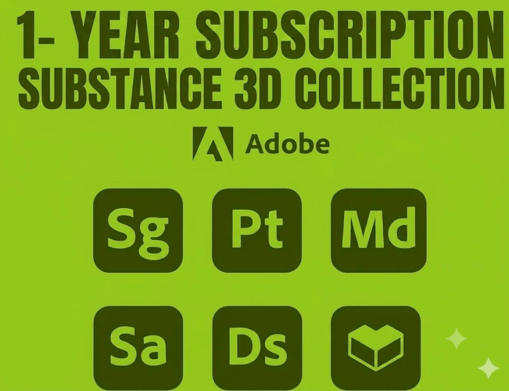 ADOBE SUBSTANCE 3D COLLECTION КЛЮЧ НА 1 ГОДА (все страны)