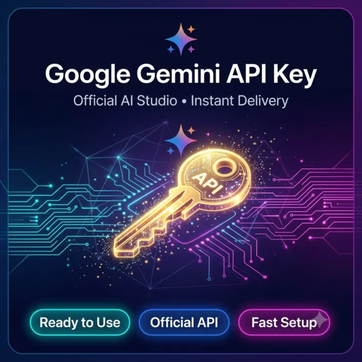 Google Gemini API Key | Мгновенная доставка | Официальный Google AI Studio
