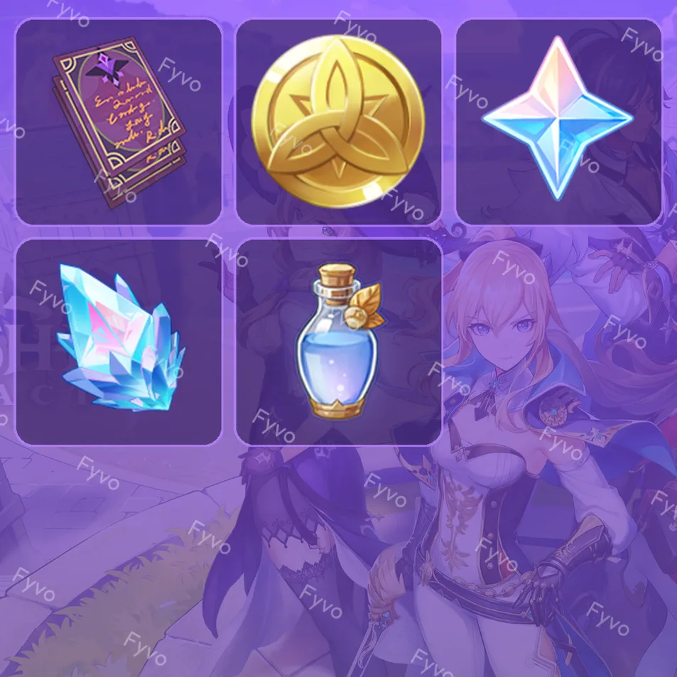 Genshin Impact Твич Дропс 5 Предметов Twitch Drops