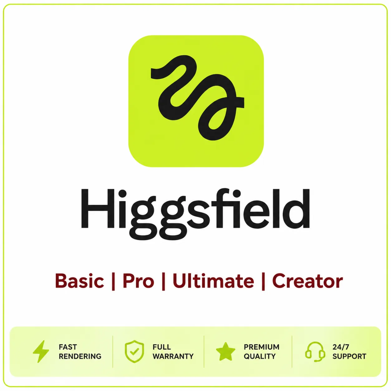 Higgsfield AI Starter/ Plus/Ultra - Sora 2, Veo3, Kling 2.5 | FULL WARRANTY