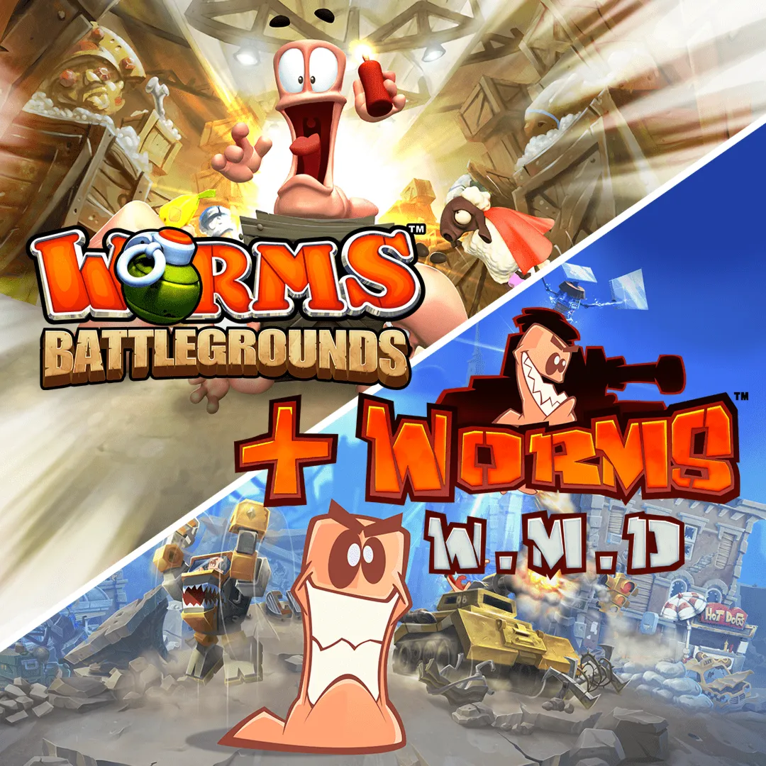 Worms Battlegrounds + Worms W.M.D / п3 активация ps4