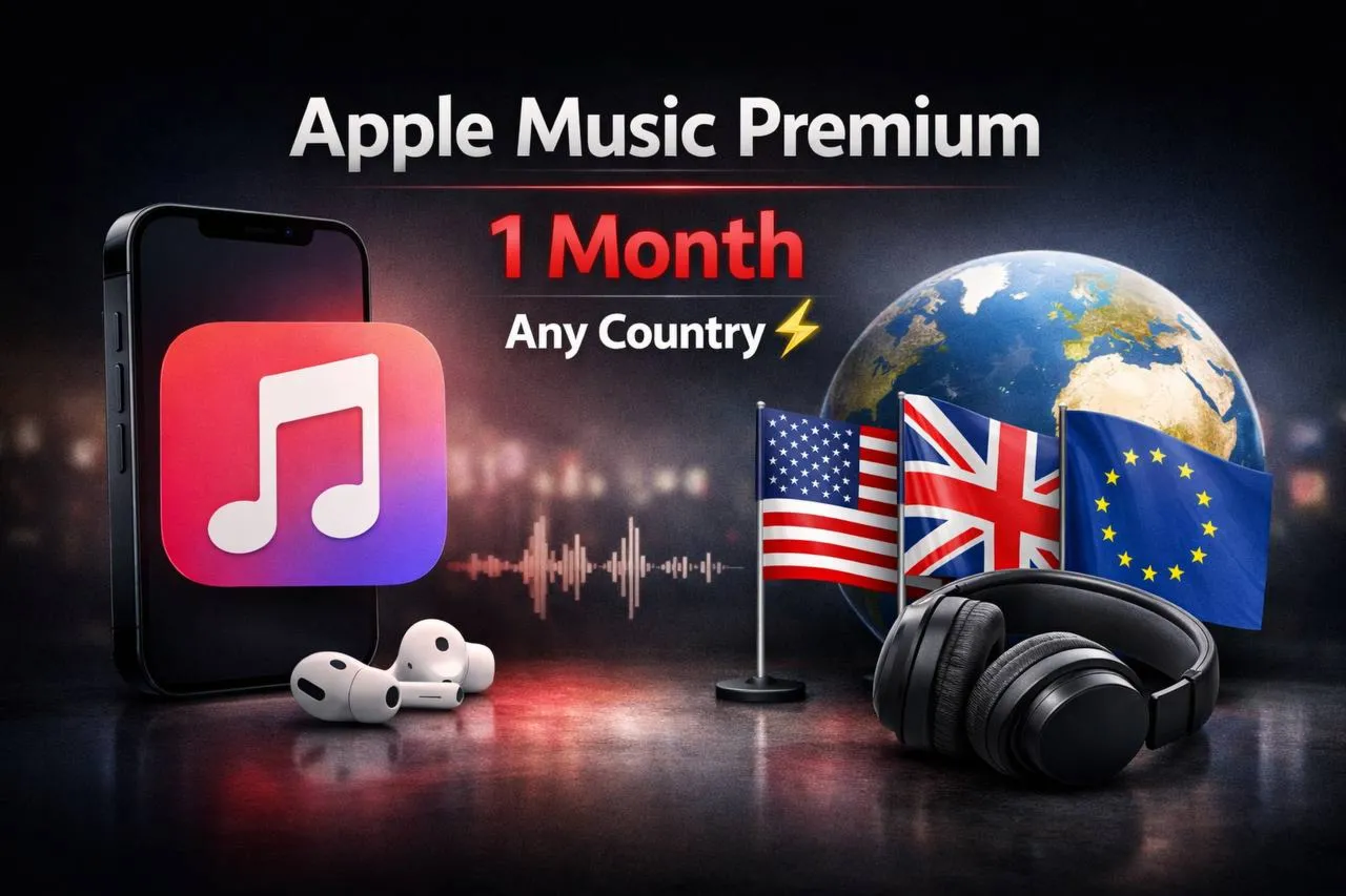 🎵 🍎 Apple Music Premium Аккаунт | 1 Месяц | Любая Страна ⚡ 