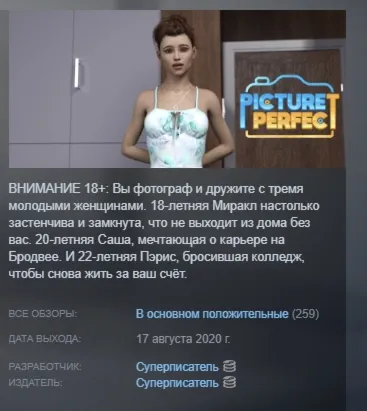 Picture Perfect АВТОДОСТАВКА STEAM GLOBAL МГНОВЕННО ЛИЦЕНЗИЯ