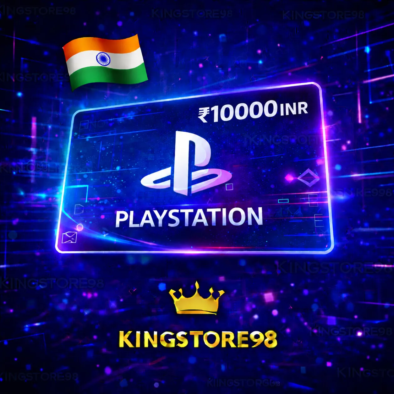 💎 🔰 Playstation Network 10000 INR Gift Card💳 0%💎 