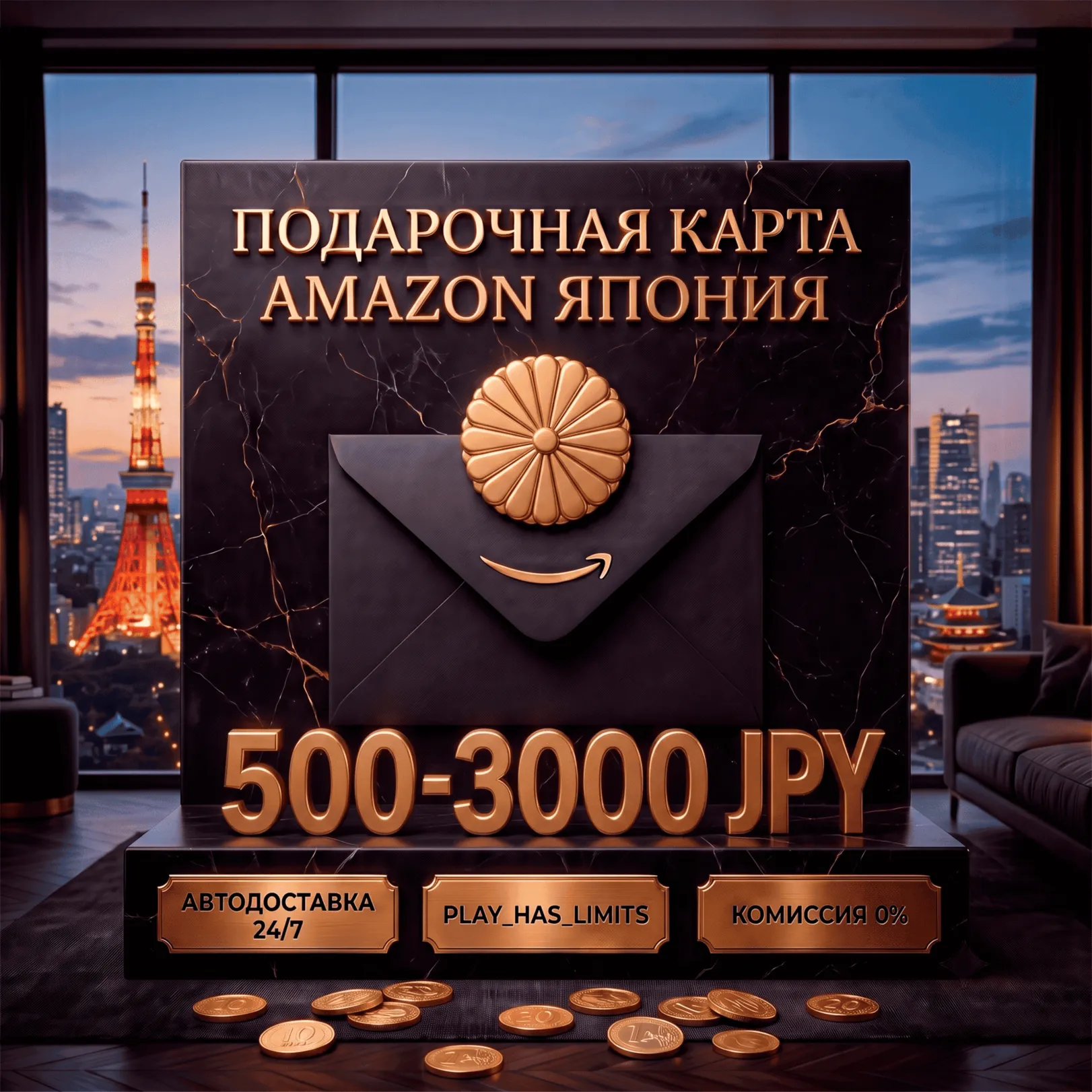 💳 Amazon Gift Cards 500-3000 JPY | Япония (JP)