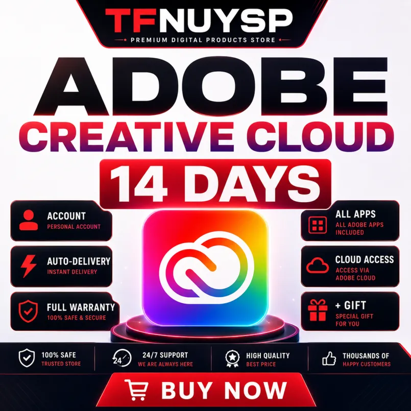 Adobe Creative Cloud Все приложения | Аккаунт 14 дней | Автовыдача | Гарантия