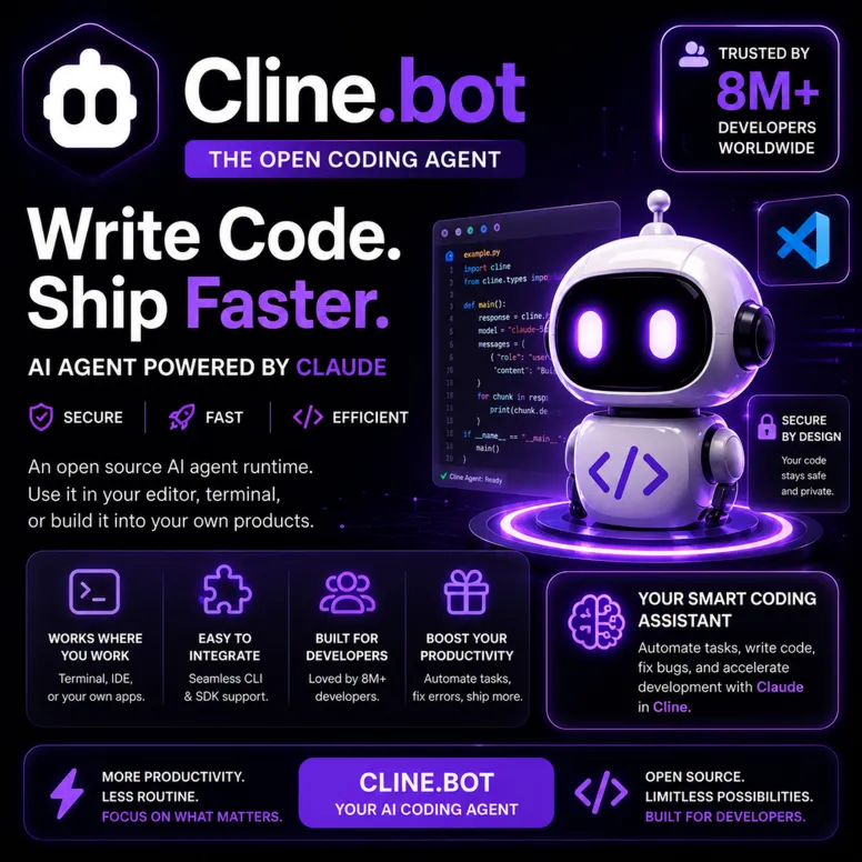 Премиум-подписка Cline.Bot | 1 месяц | ИИ-помощник в программировании | Лучшая цена | - irongamers.ru