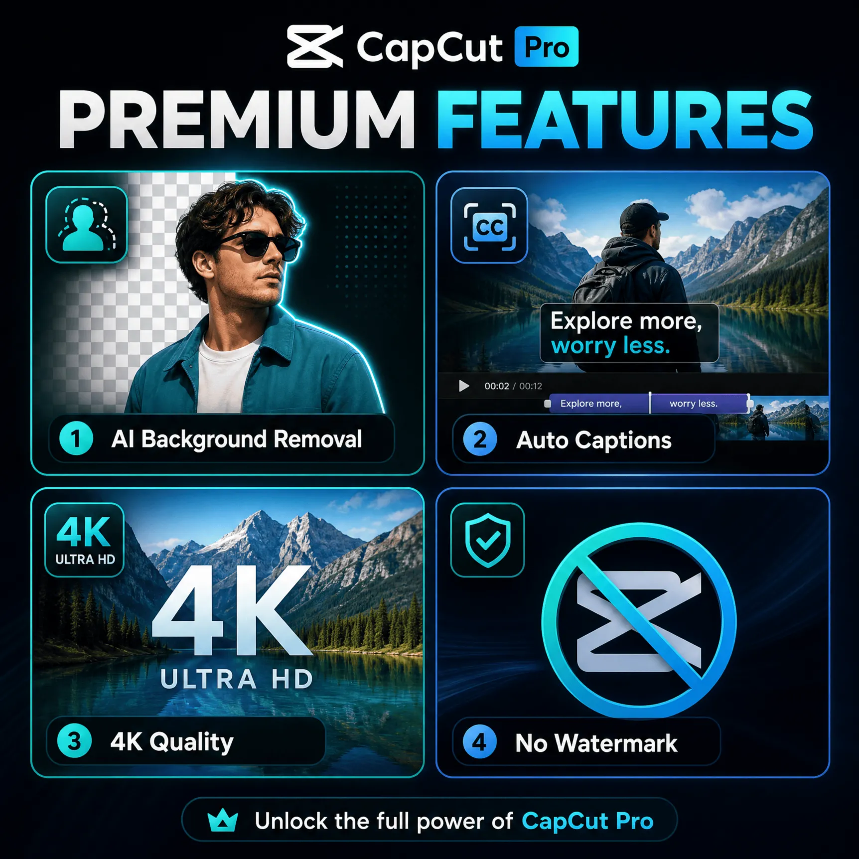 CapCut Pro Account 1/6 Month - 2 Devices - Private Account