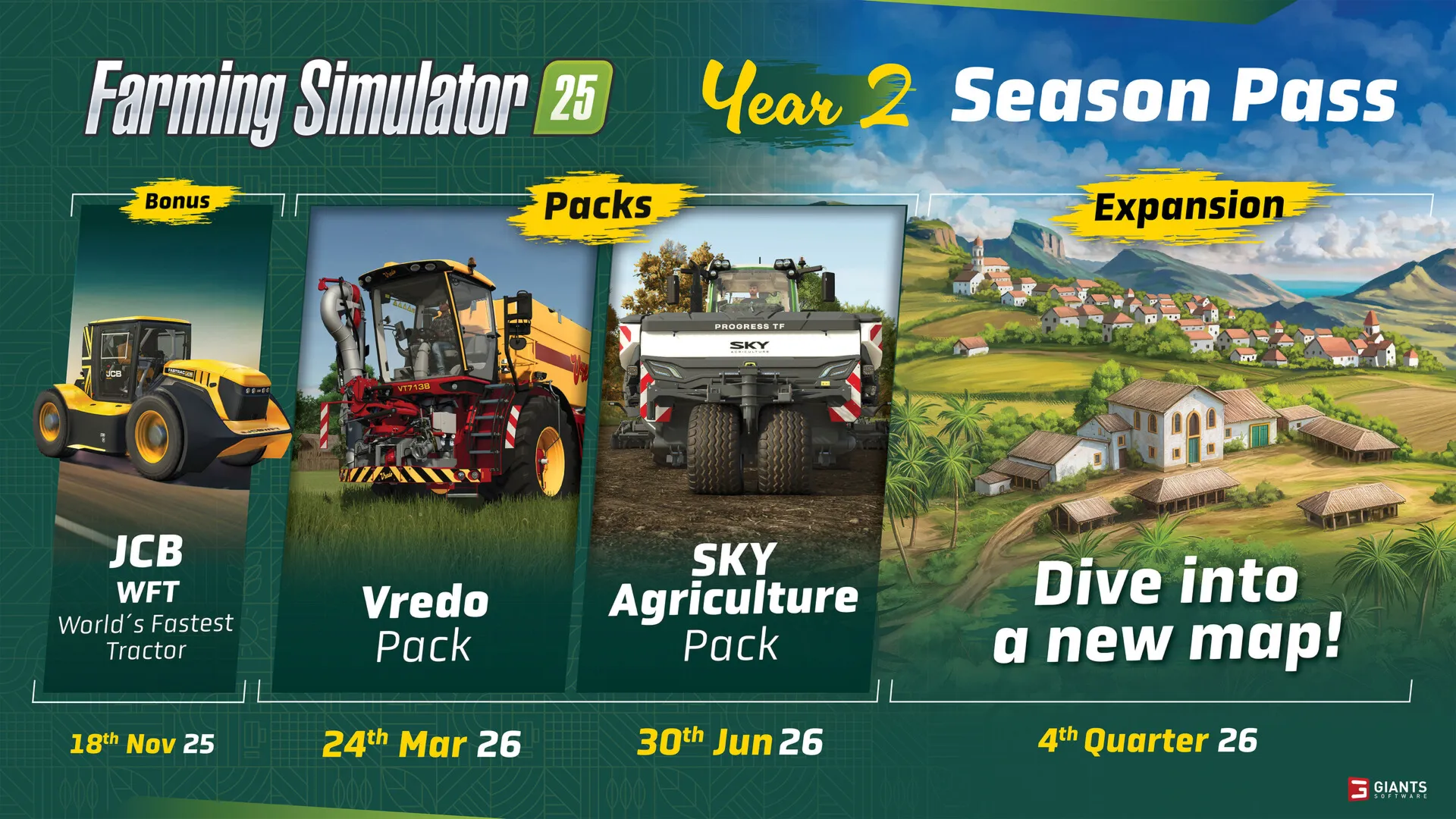 Farming Simulator 25 Year 1 + Year 2 Season Pass + ВСЕ DLC | LOGIN:PASS | АВТО 24/7