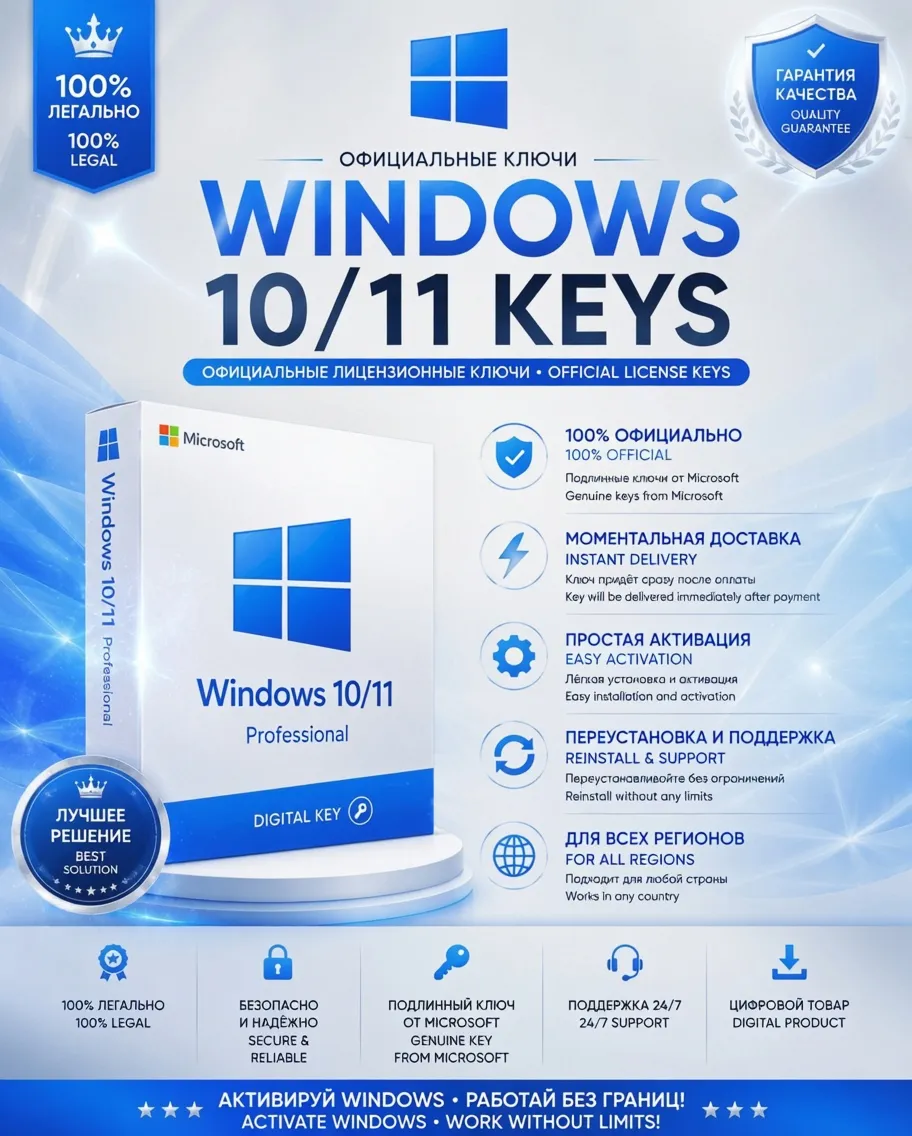 Windows 10/11 PRO/HOME Microsoft Partner | Buy a license key - irongamers.ru