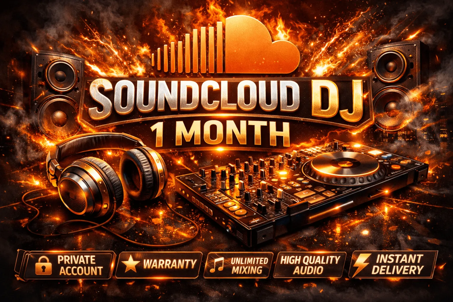 🎧 SoundCloud 🎻 DJ Premium•1 Месяц🔥 Приватный Аккаунт★ 🎶 Гарантия 💯 Мгновенная Доставка