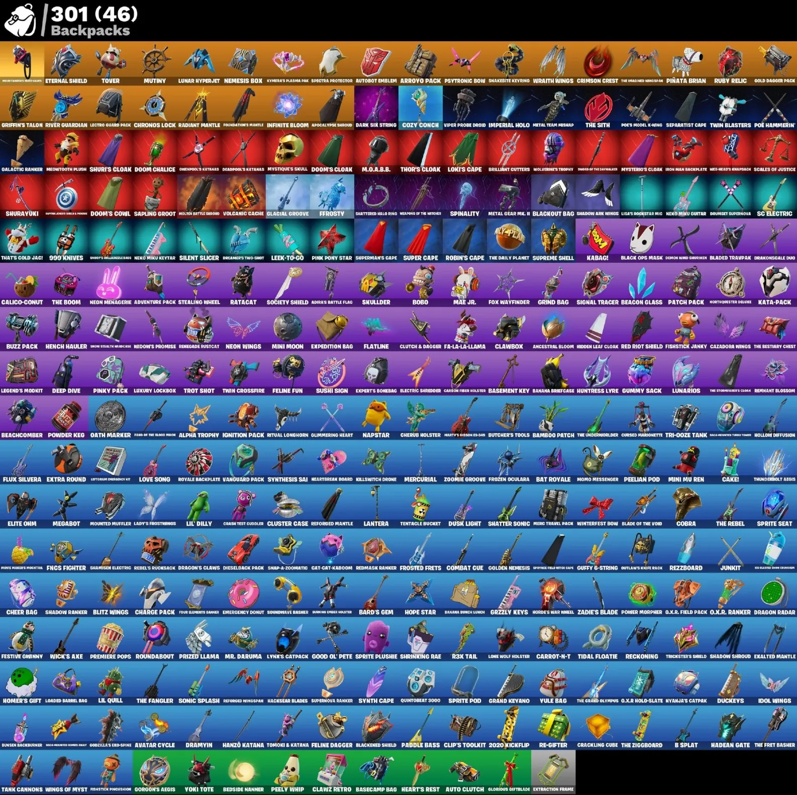 Мгновенный доступ • FN (все платформы) • 238 skins • 1000 VB • Полный доступ