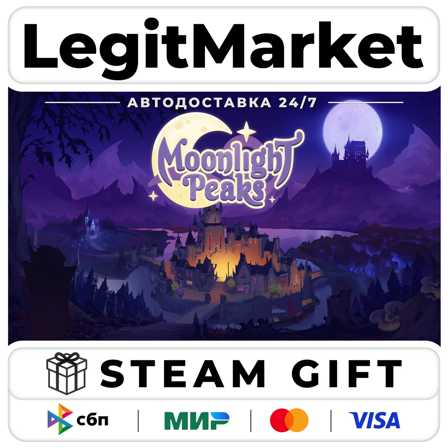 Moonlight Peaks / Steam АВТО / РУ + МИР - irongamers.ru