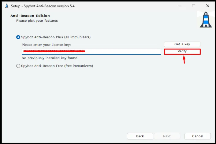 Spybot Anti-Beacon Home Edition Лицензионный ключ на 1 год