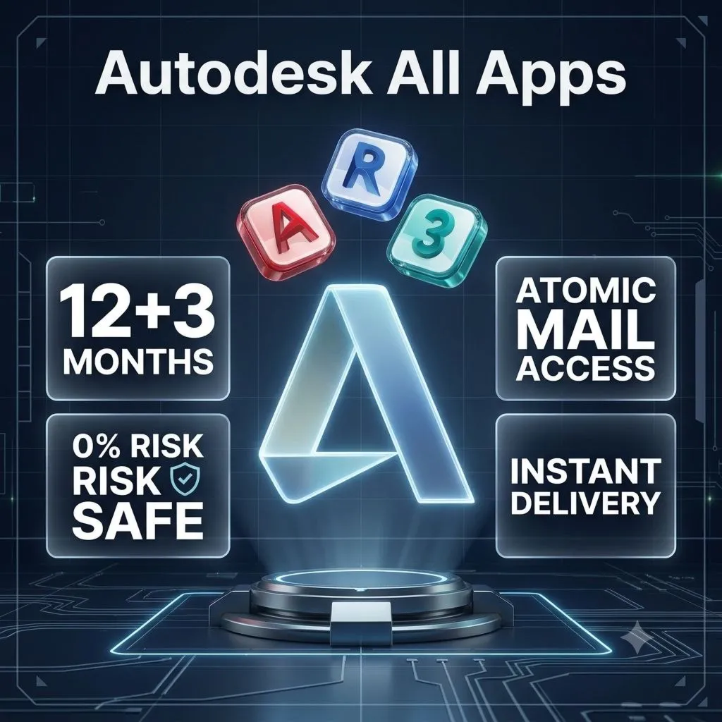 Autodesk All Apps 12 Months 💎 (Private Account) + 3 Months BONUS [0% Risk] ⚡ ️