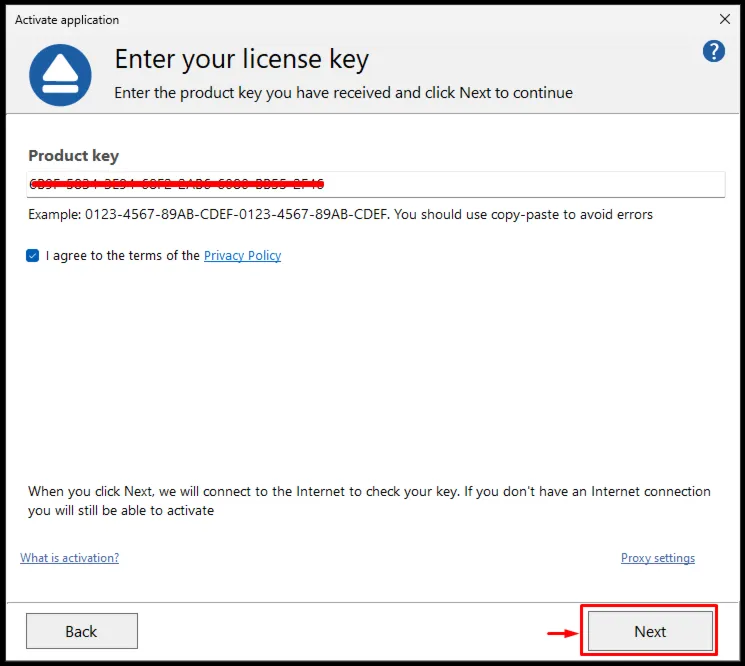 Backup4all Lite 9.9 Ключ продукта