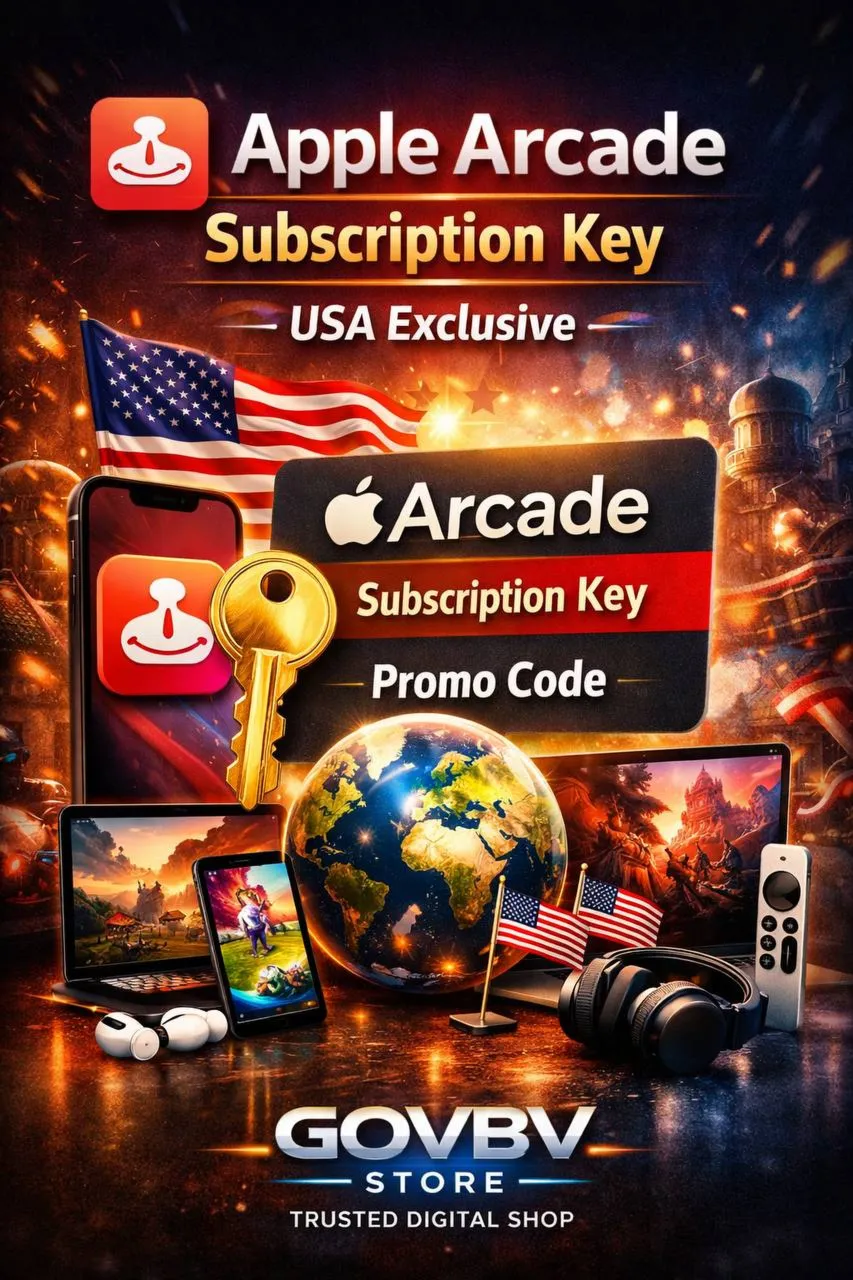 Промокод Apple Arcade USA | 1 месяц игр 👾 | Доставка вручную | Безопасная активация