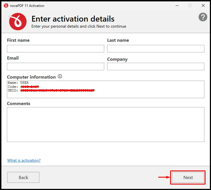 novaPDF Lite 11.9 Ключ продукта
