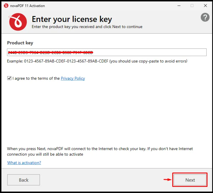 novaPDF Lite 11.9 Ключ продукта