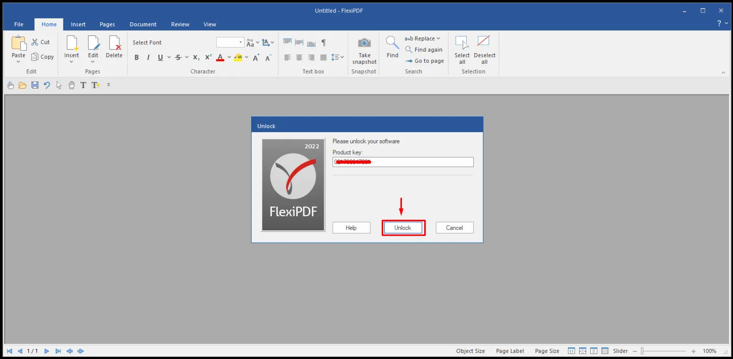 SoftMaker FlexiPDF Standard 2022 продукта Ключ