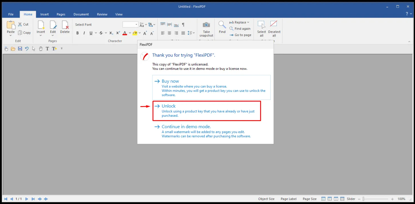 SoftMaker FlexiPDF Standard 2022 продукта Ключ