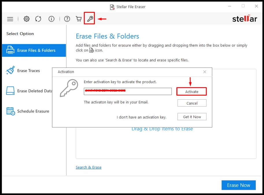 Stellar File Eraser Ключ активации на 1 год