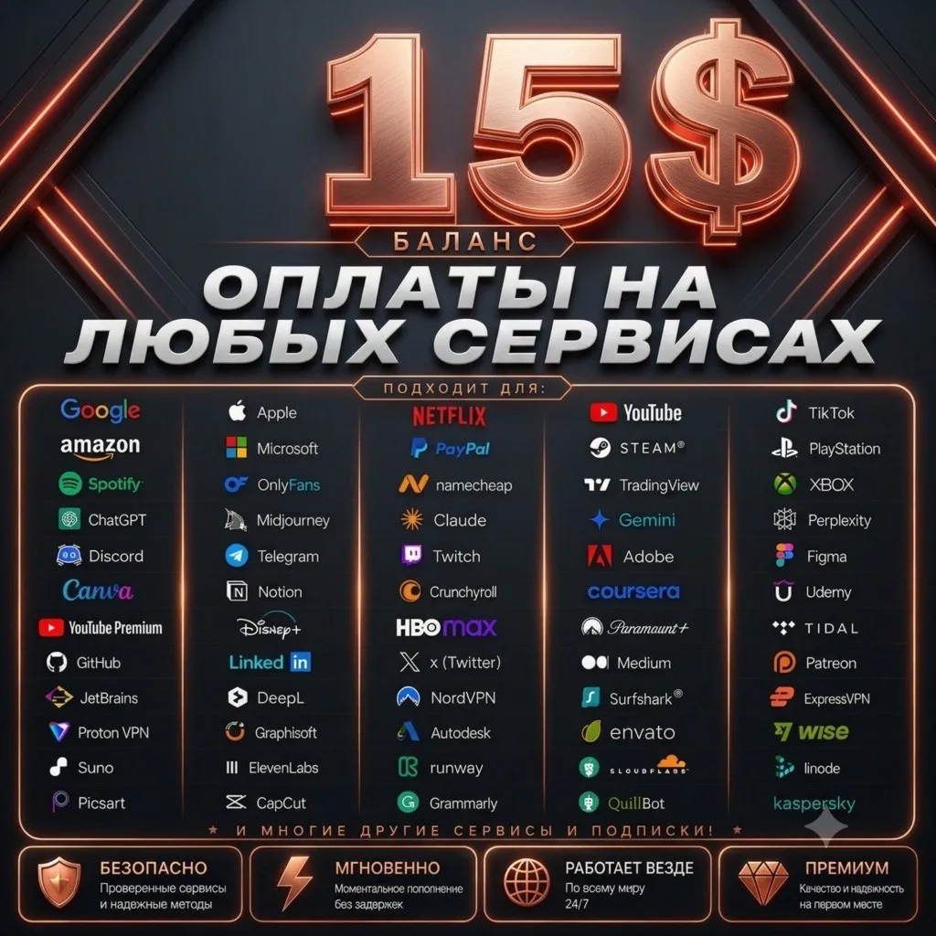 15$ US Premuim Card Worldwide Tiktok Ads fiverr google - irongamers.ru