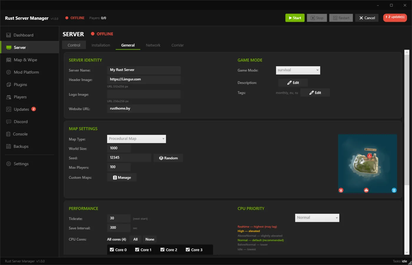 Rust Server Manager - irongamers.ru